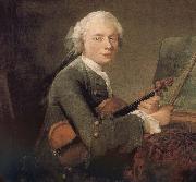 Jean Baptiste Simeon Chardin Helena Youth violin oil painting